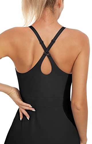 image for PERSIT Women Tennis Dress Athletic Wrokout Dress for Women Exercise Dr