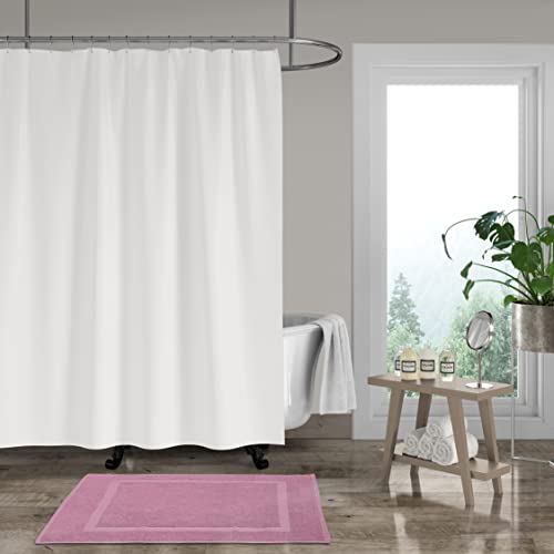 LE TEMPS D’UN BAIN Badematte, einfarbig, 750 g/m², 100% Baumwolle, 50 x 70 cm, Puderrosa
