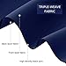 Texlab Blackout Curtains for Bedroom - Grommet Thermal Insulated Summer Heat/Winter Cold, Light Blocking Window Curtain Panels for Living Room, Set of 2 Pieces (Navy Blue, 42 x 84 inch)