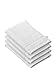 De Witte Lietaer 194686 Stephanie Waschlappen, Baumwolle, 4er Pack, weiß, 15 x 22 x 1 cm 19 x günstig Kaufen-De Witte Lietaer 194686 Stephanie Waschlappen, Baumwolle, 4er Pack, weiß, 15 x 22 x 1 cm