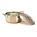 Kuprum Copper Pot 2.5 Quarts Tin Lined Hand-Hammered