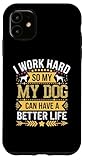 custodia per iphone 11 dog paw print puppy cute dog mom love