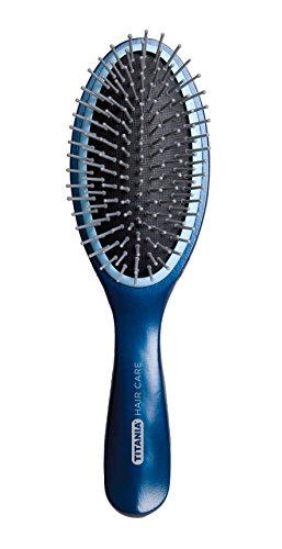 Titania 9 Row Pneumatic Air Brush - Premium Quality Hairbrush with Ceramic Coating & Professional Ionic Bristle For Healthy Scalp & Vibrant Hair - Improves Straight, Curly & Fine Natural Hair