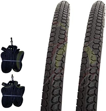 Country 2 COPERTONI Nero +2 CAMERE d'Aria per Bicicletta Bici City Bike  Trekking 700 X 35 28 1 5/8 3/8 (37-622) 700X35C : Sport e tempo libero