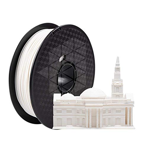 Image of Tesseract Premium PLA + 1.75mm 3D Printing Filament | Dimensional Accuracy + /- 0.03mm | Compatible with Most FDM Printers | 1 KG 3D Printer Filament - PLA White (Quantity 10)