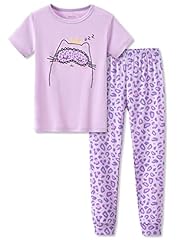 Purple Kittten （short Sleeves & Pants Set)