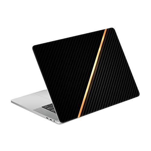 Autocollant vinyle MacBook Pro 15.4 A1707 A1990 Head Case Designs fibre de carbone