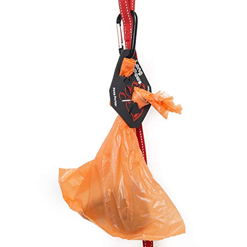 【Long Paws】犬の散歩用 うんち袋ホルダー 軽量&衛生的 POOP PORTER 英国ロングポーズ社製 (ブラック)