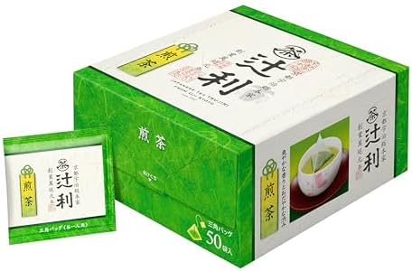 辻利 煎茶 三角ティーバッグ 50P 2グラム (x 50)