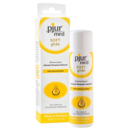 Preisvergleich Produktbild pjur med SOFT glide - Medizinisches Gleitgel mit natürlichem Jojobaöl auf Silikonbasis - für trockene und sensible Schleimhaut (100ml)