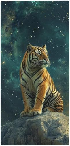 フェイスタオル 薄手 強者の孤独 タオル 吸水 速乾 ふわふわ 柔らか肌触り 動物写真撮影 超リアルな動物イラスト フェイシャルタオル 洗顔タオル 大判 家庭用、ホテル、業務用、スポーツなどにも最適 四季通用 73x35cm