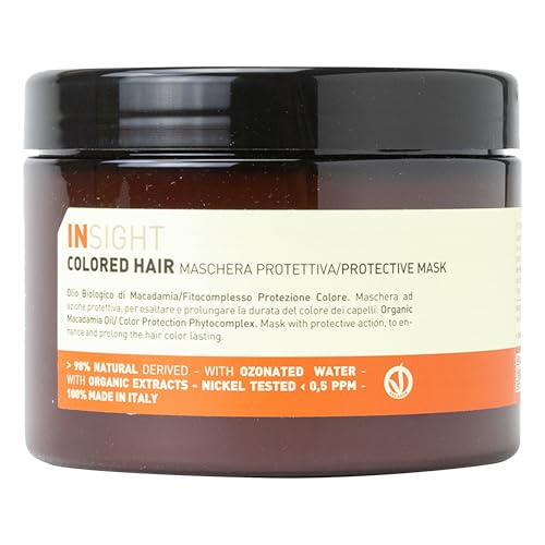 Insight Colored Hair Protective Mask 16.9 0z. &amp; DenSan Natural Mint Oil Treatment (Sample)