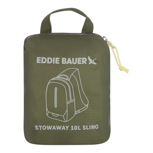 Image of Eddie Bauer Stowaway Packable Sling Bag | Travel | Outdoor | Lightweight | Compact | Ripstop Nylon, Irish Green-10L