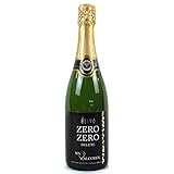 Elivo Zero Zero Deluxe Sparkling Dealcoholized 0.0% Non-Alcoholic Bubbly From Spain 750ml, Low Sugar, Low Calories (1 Bottle)