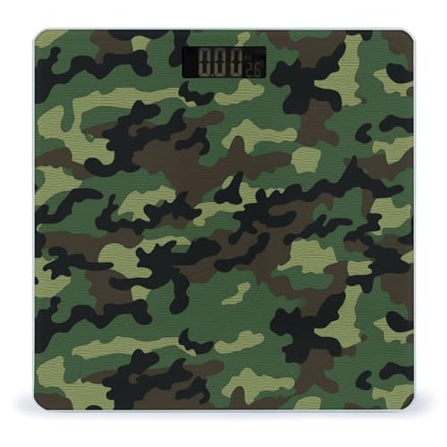 Báscula de baño digital VstaDank camuflaje militar verde miniatura 1
