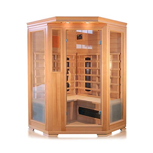 XXL Luxus LED Infrarotsauna-Infrarotkabine-Wärmekabine Sauna+ Radio USB MP3 .inkl. Spedition