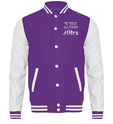 Veste de survêtement College XXL blouson décontracté Généralement Nous Allons Tous meurer