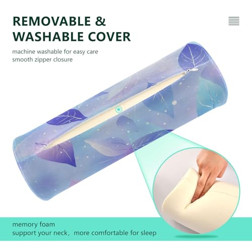 Almohada cilíndrica espuma viscoelástica 43 cm largo miniatura 4