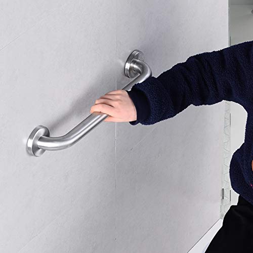 Barra de Apoyo para baño, Barras de Apoyo para pasamanos sin barreras, Barras de Ducha de Acero Inoxidable, asa de Seguridad para bañera para Personas Mayores y discapacitadas, TOA