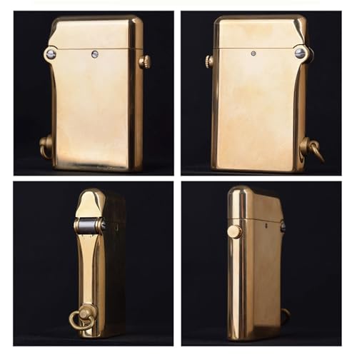 Encendedor mecánico retro de latón para kerosene miniatura 6