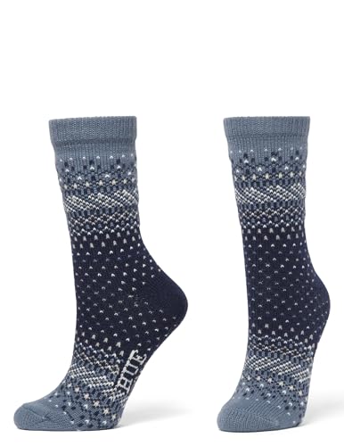 Image of HUE womens Crew Length Boot Socks, 2 Pair Pack