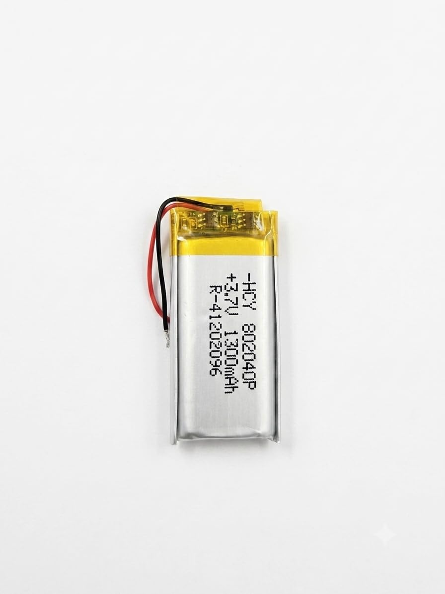 Genuine 802040p Battery for Drones, Robotics Compatible with Bluetooth, Smart Watch, Earpods Lipo Battery - 1300mAh (8x20x40mm) (Pack of 1)-image-39