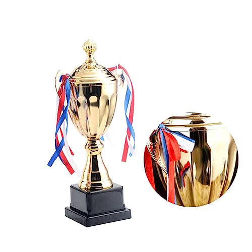 NOLITOY 1Pc Troféu De Futebol Troféu De Jogo Grande Troféu Copo De Prêmio Troféu Grande Troféu De Me