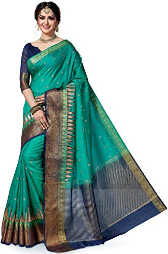 Image of MSRETAIL Silk Saree with Blouse Piece