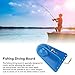 Kuuleyn Fishing Trolling Diving Board, Fishing Accessory, 4PCS Fishing Diving Board Blue Plastic Round Belly Fishing Trolling Diving Board Tool for Boat Fishing Deep Sea Fishing