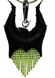 Bath & Body Works Malificent Black and Green Bling Glow-in-the-Dark Pocketbac Hand Sanitzer Holder