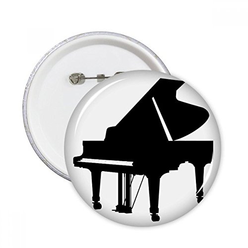 Badge rond piano classique bouton décoratif multicolore taille S