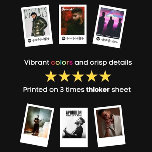 Image of AP Dhillon Poster | AP Dhillon Songs Mini Poster Kit (Set of 15) | Punjabi Singer's Brown Munde, With You Songs Size (8 x 6 cm) Posters for Phone Accessories, Bedroom, Office, room decoration (AP Dhillon)