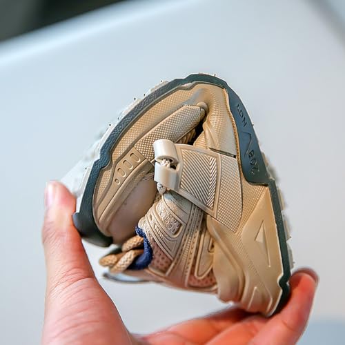 IWIHMIV Running Shoes for Girls Boys Outdoor Lace-up Breathable Comfortable Sports Tennis Shoes3