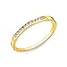 Produktbild Miore Ring Damen Ewigkeitsring Gelbgold 9 Karat / 375 Gold Diamant Brillianten 0.10 ct