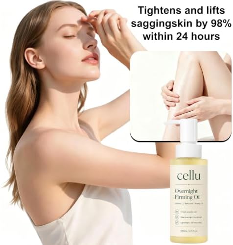 Cellu Overnight Firming Oil, 2026 New Advanced Cellu Body Oil, 3.4 FL Oz - 3