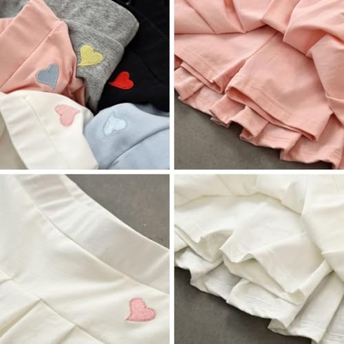 Cute Mini Skorts Skirts for Girls Pleated Skater A-Line Skirt Sport Skirt with Shorts Holiday Causal Sport Skirt4