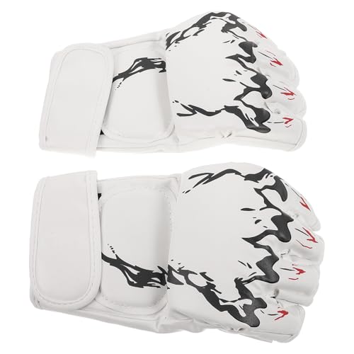 Guantes de boxeo de PU y poliéster de alta elasticidad para sparring y entrenamientos