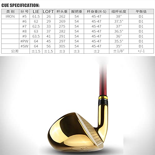 YUNZHIDUAN-Juego-De-Palos-De-Golf-para-Adultos-para-Hombres-Juego-De-Palos-De-Golf-para-Principiantes-7-Palos-De-Hierro-RS-Flex-Eje-De-AceroGrafito-con-Cubierta-para-La-Cabeza-Paquete-De-7