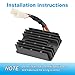 WMPHE Voltage Regulator Rectifier Compatible with 4X4 HPX 4X4 TRAIL HPX 4X2 HPX HPX615E Gator HPX Utility Gas Vehicle and Variety of Related Models of Cars, Replacement for MIU14343, M149807