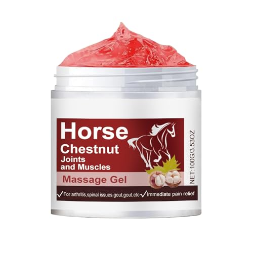 Extra Strong Warming Horse Balm - 100g, Muscles Massage Gel | Joint & Muscle Therapyy Gel for Soothing Paines Relief, Back, Wrists, Knees, Neck & Shoulders