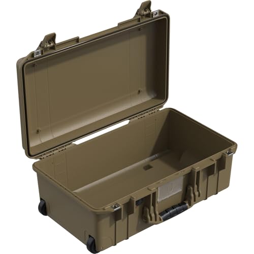 Image of Pelican Air 1535 Multi-Purpose Hard Case - No Foam (Empty) - For Camera, Drone, Equipment, Gear, Electronics, Overlanding, Camping, and Travel - OCP Tan