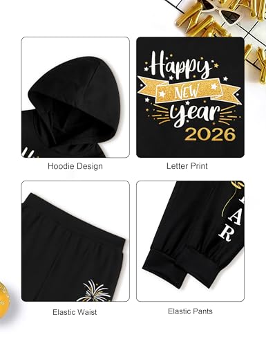 Image of Toddler Boy Clothes Dinosaur Printed Hoodies Toddler Clothes for Boys Long Sleeve Sweatpants Set T-Rex Outfits 3-7t