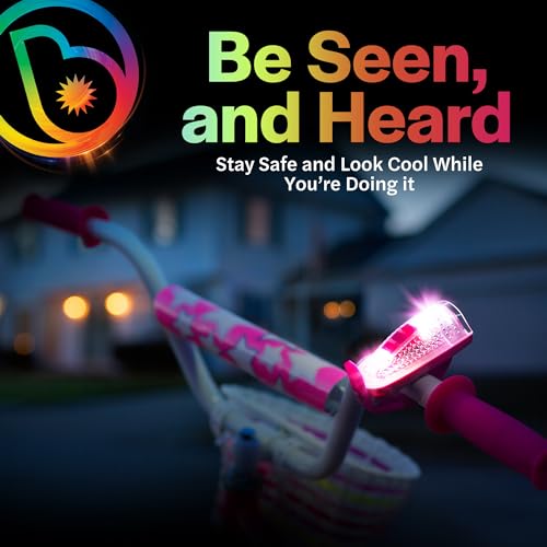 Brightz HornBrightz Pink Light Up Bike Horn for Kids, Bike Bell for Girls - image 6