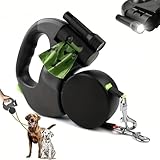 Laisse Double pour 2 Chiens, Laisse Double, Laisse Rétractable De 5 M Pet,...