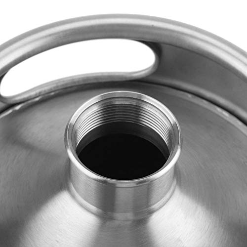 Mini barril de cerveja com tampa espiral, dispensador de cerveja de aço inoxidável para cerveja, art