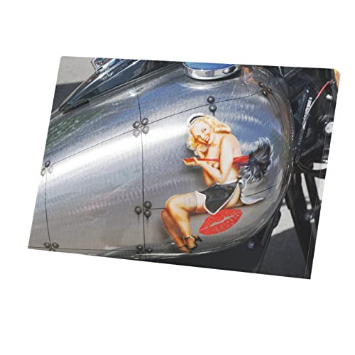 Tableau pin up moto pour habiller un mur vide avec style Fabulous