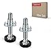 Price comparison product image Gedotec adjustable furniture feet M8 adjustment screw height-adjustable galvanized steel | 10 pieces levelling feet - furniture screws with drive-in nut | M8 x 45 mm | load capacity: 300 kg