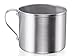 IMUSA USA R200-12W Aluminum Mug 1.25-Quart, Silver (2, 1.25 quart)