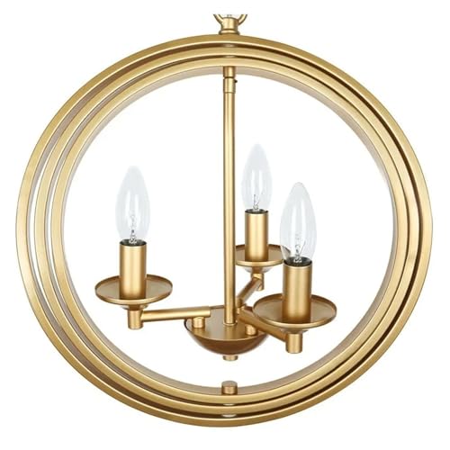 Lustre industriel boule de fer éclairage salon à intensité modulable - 2