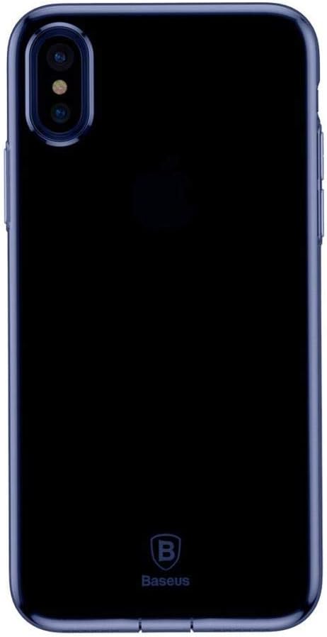 Baseus Simple Case with Plug - iPhone X - Blue